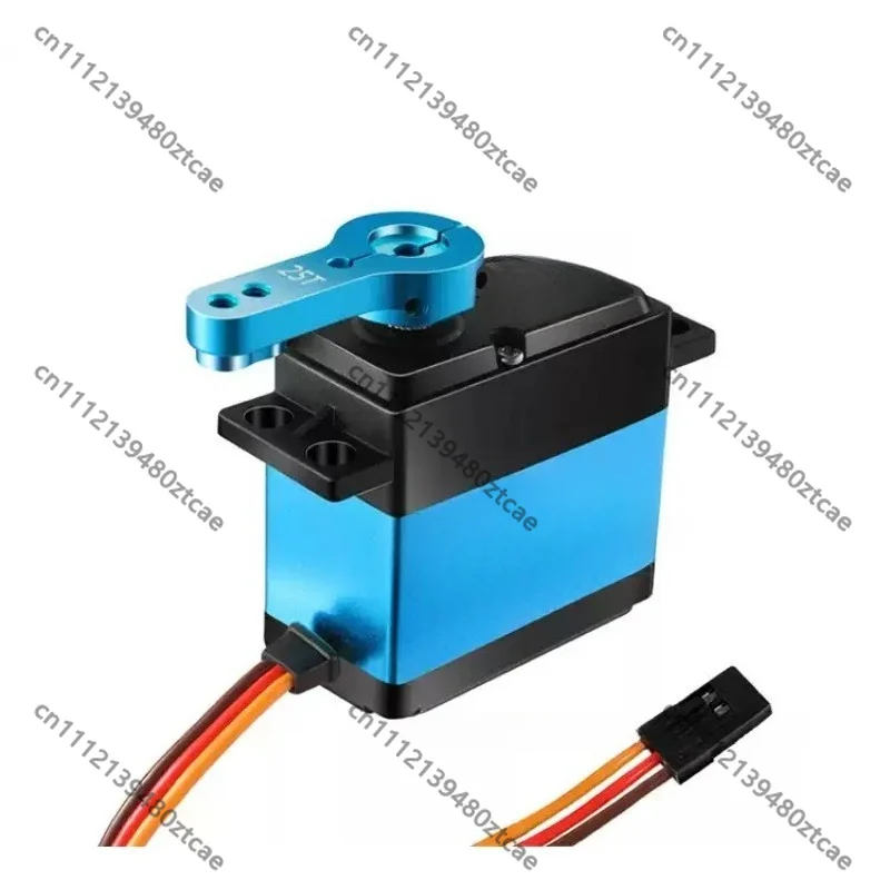 Feetech Metal Aluminum‑Casing High‑Torque Digital Servo 25‑35KG Hollow‑Cup Motor, Upgrade Spare‑Part for RC Model Car, Hobby