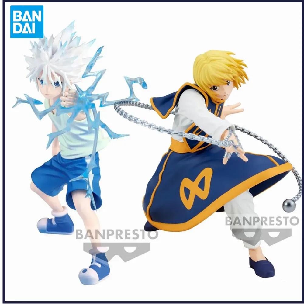 In Stock Original Anime Hunter X Hunter Killua Zoldyck VIBRATION STAR Kurapika VIBRATION STARS Toy PVC Action Figure Bandai Doll