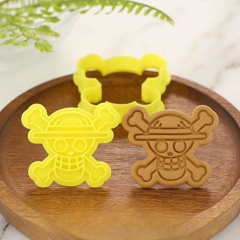 Offres spéciales une pièce moule de cuisson Luffy Zoro Chopper crâne Cookie moule figurines d'action bonbons cuisson bricolage Gadgets de cuisine cadeau