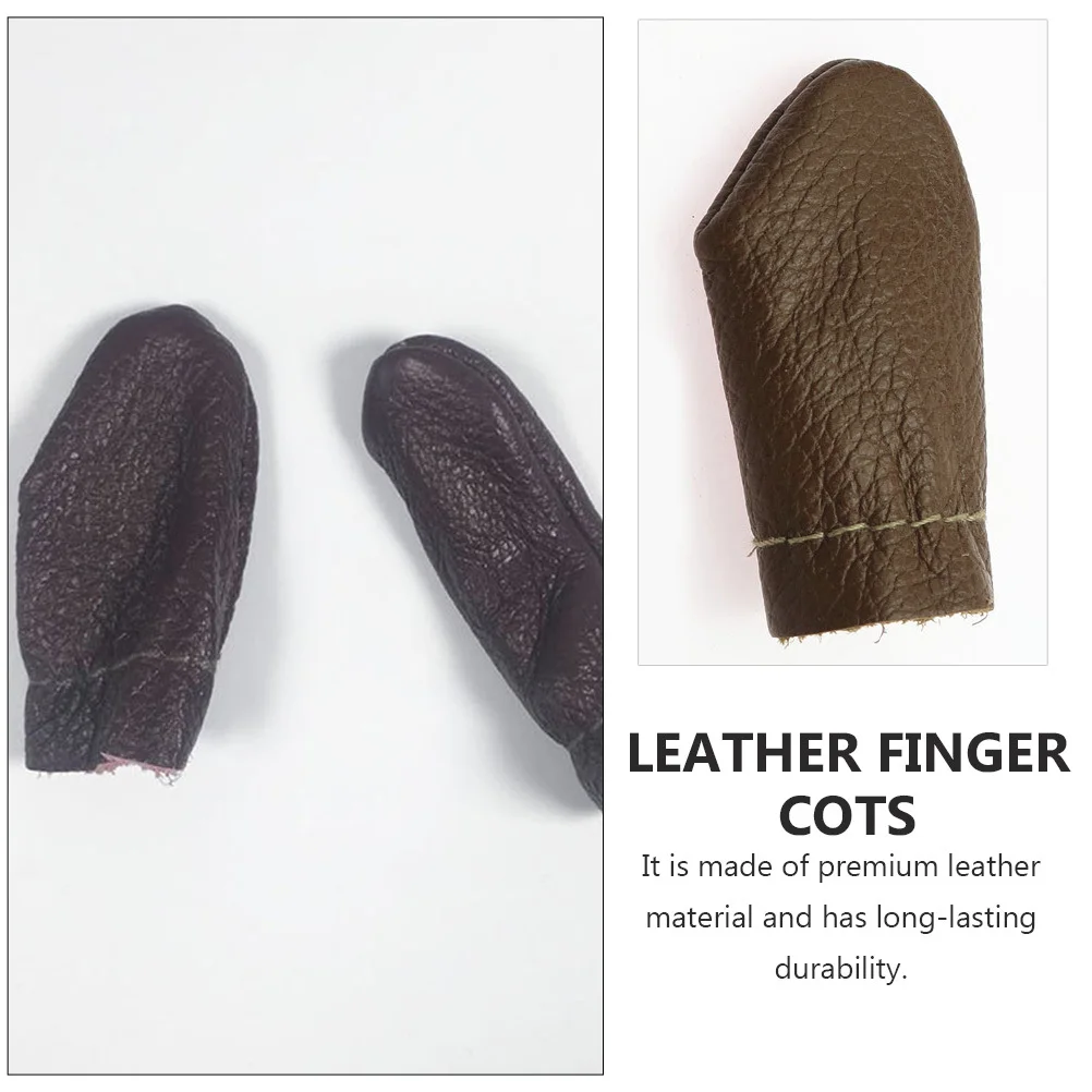 10 أزواج من واقيات الأصابع متينة وناعمة قابلة للتنفس لخياطة الحياكة وإبرة التلبيد بنفسك #1