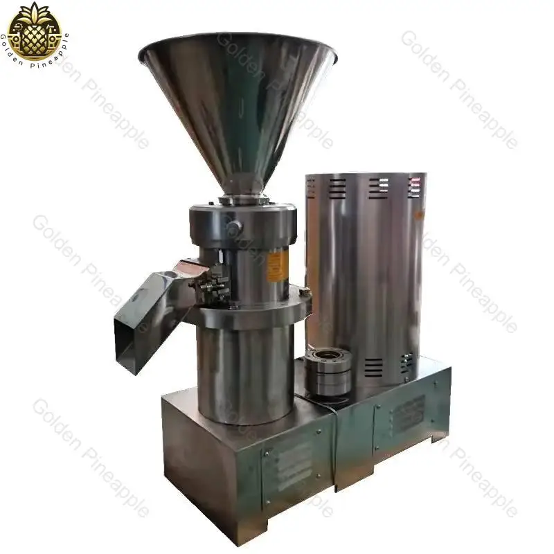 

Высококачественная производственная линия для арахисового масла, орехового масла, тахини, хумуса: коллоидная мельница-измельчитель