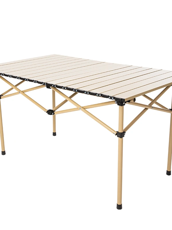 Outdoor folding tables and chairs portable table aluminum omelet table picnic camping barbecue equipment supplies set