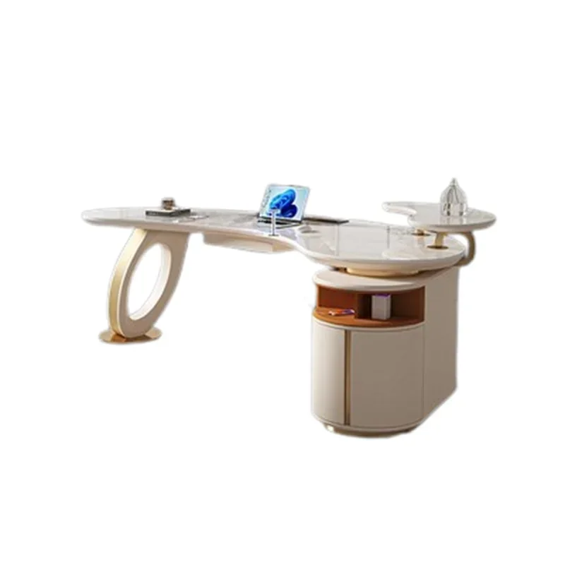 Altezza Scrivania Camera da letto Studente Mobili per ufficio professionali Tavoli da conferenza elevabili Tavolo da studio da gioco a forma di L Casa automatica