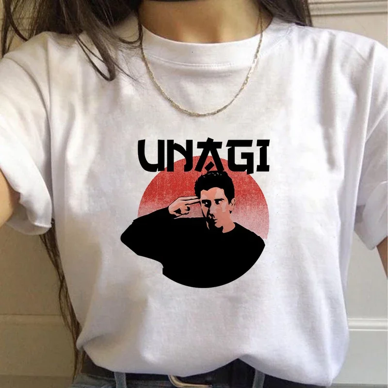 Harujuku Kawaii Freunde TV T-Shirt Frauen koreanischen Stil Mode T-Shirt Ulzzang 90er Jahre Grafik Freunde TV-Show T-Shirt Top T-Shirts weiblich