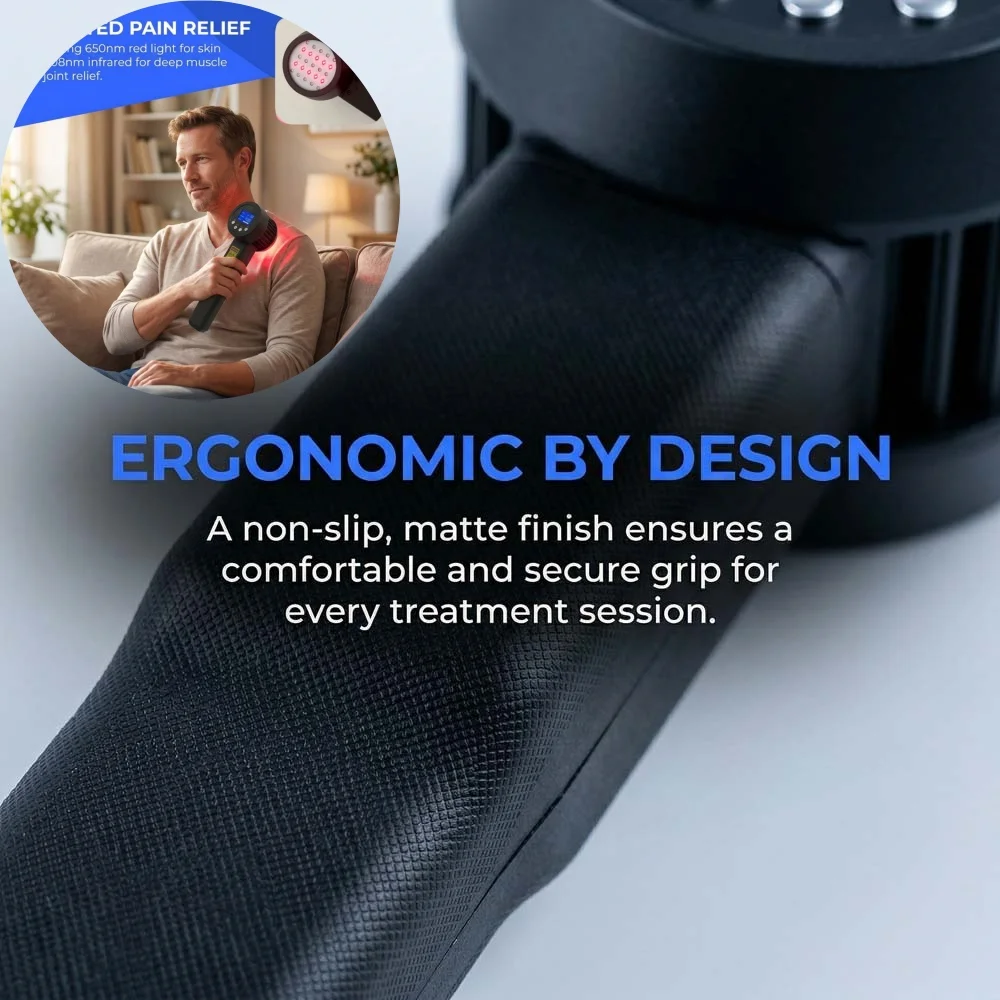 Toponechoice LLLT Cold Laser Machine 3000mW Total Output for Home Physiotherapy Pain Management & Relief Osteomyelitis