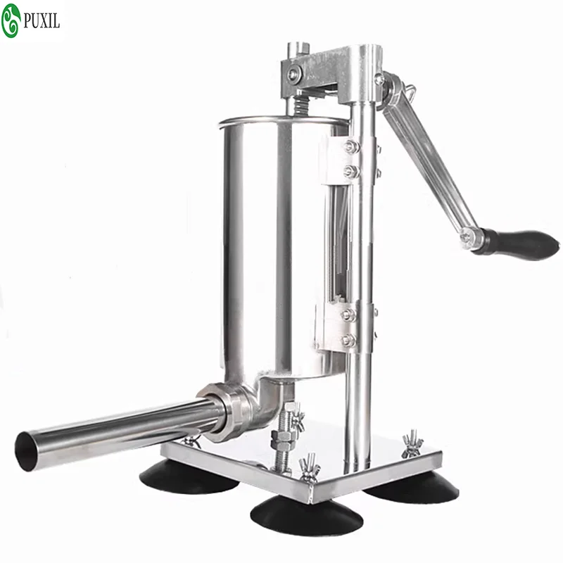 

Fill Sausage Stainless Sausage Sausage Meat Homemade 4L Manual Syringe Machine Stuffer Steel Filling