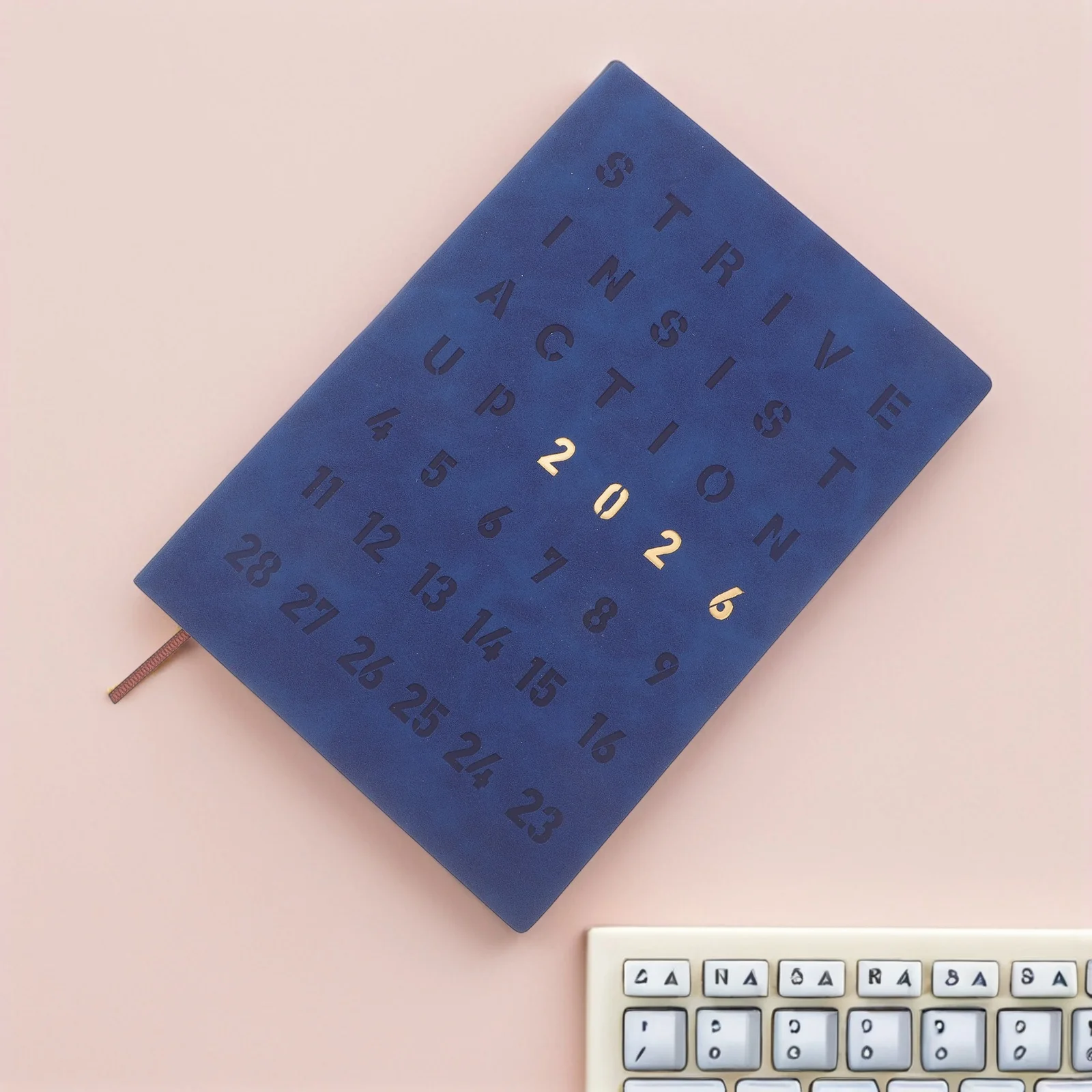 

2026 Daily Agenda Planner Elegant Design Writing Experience Portable Size Comprehensive Year Planning Calendar Notebook