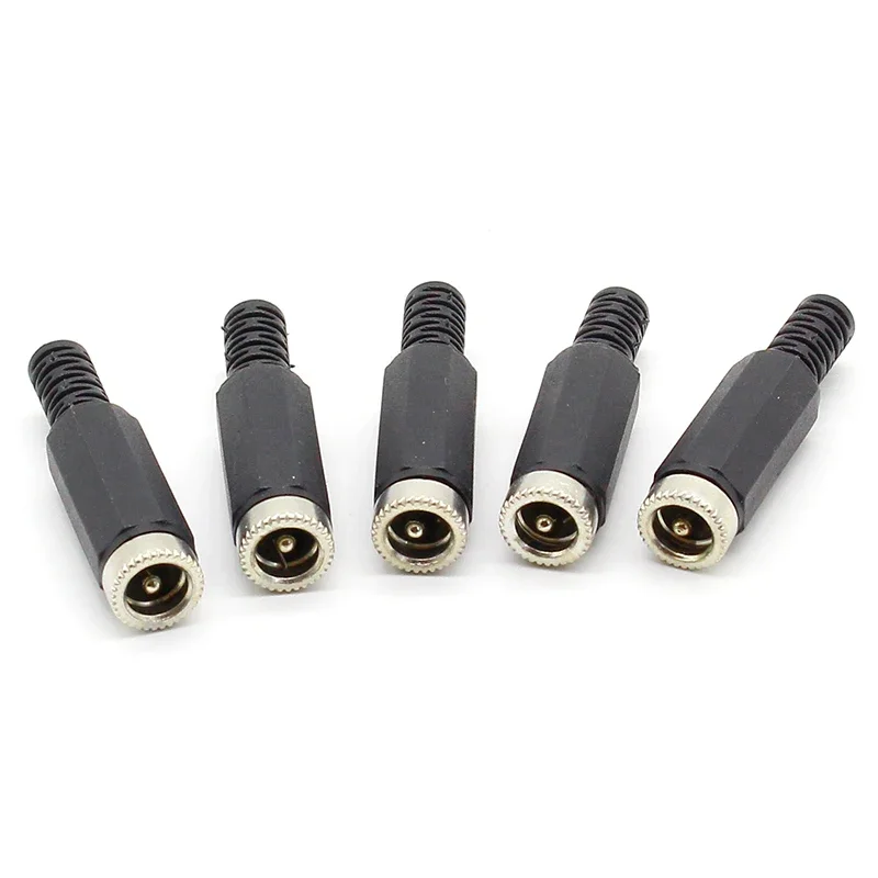 5 pcs 2.1mm x 5.5mm Female DC Power Socket Jack Connector Adapter