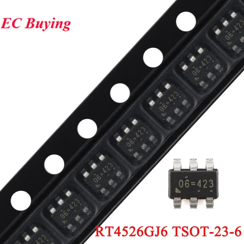 10pcs/5pc RT4526 RT4526GJ RT4526GJ6 RT4526G TSOT-23-6 06 423 High-performance Asynchronous Boost LED Driver Chip IC SMD