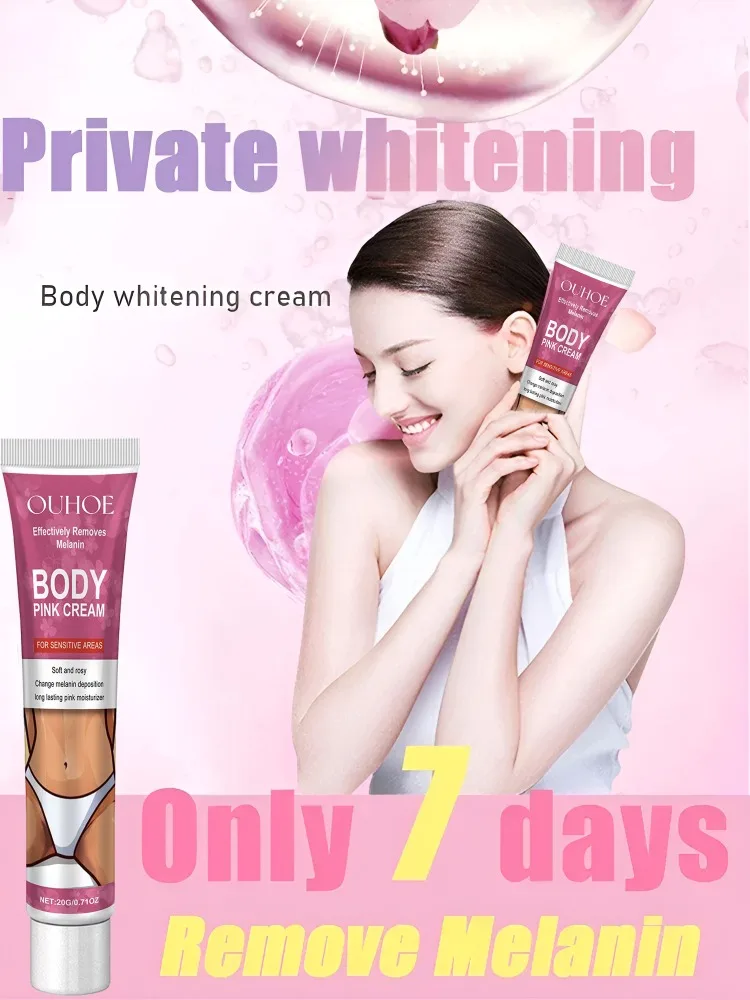 Bleaching Body Cream Inner Thigh Private Parts Bleach Serum Brighten Butt Lightening Emulsion Intimate Area Brightening Cream