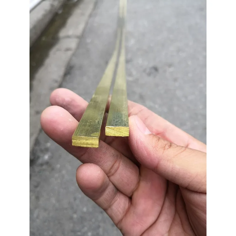 

20mm to 60mm Solid Square brass block Sheet metal material Customized CNC service