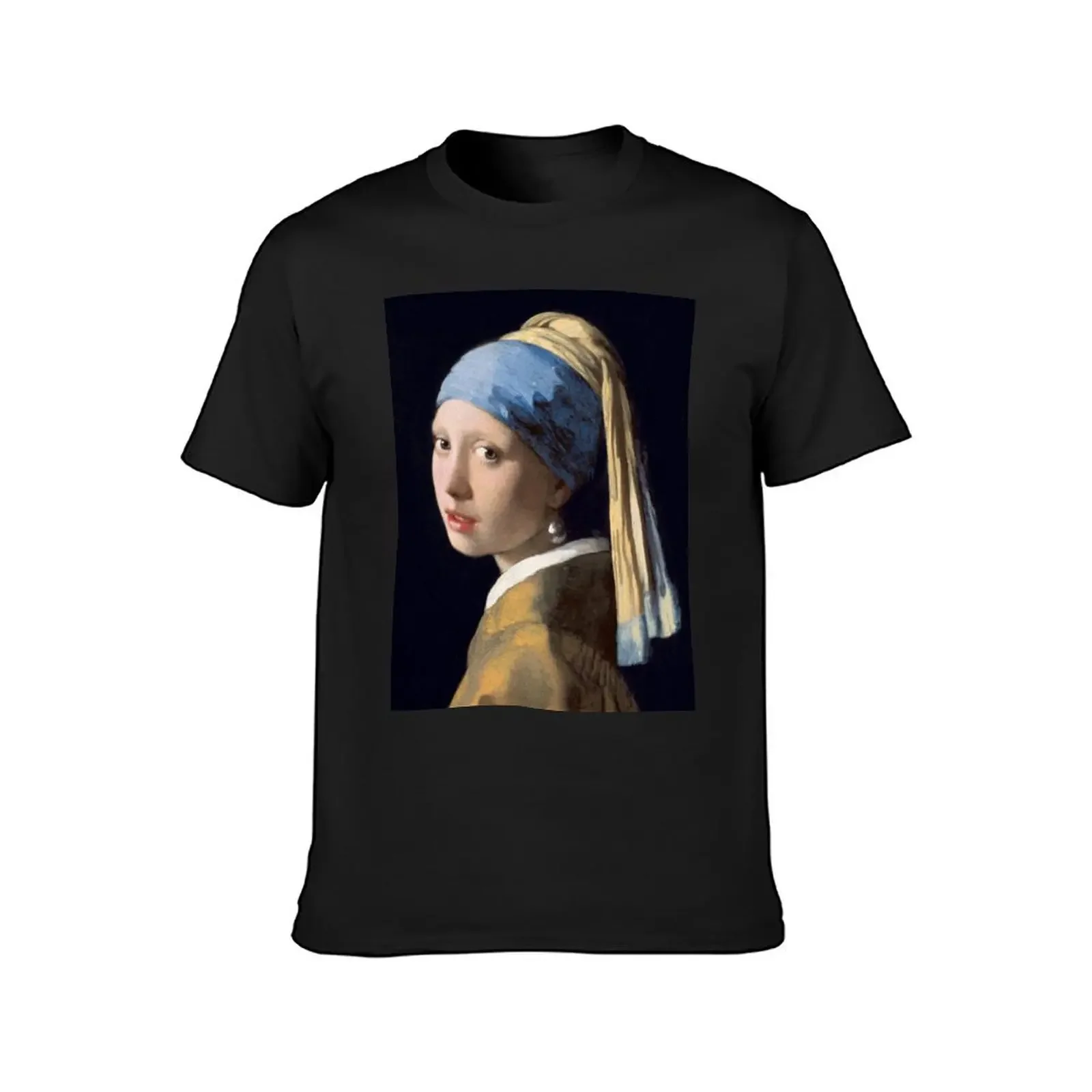 The Girl With The Pearl Earring - Classic Painting T-Shirt man t shirt oversized Short sleeve tee designer t shirt men