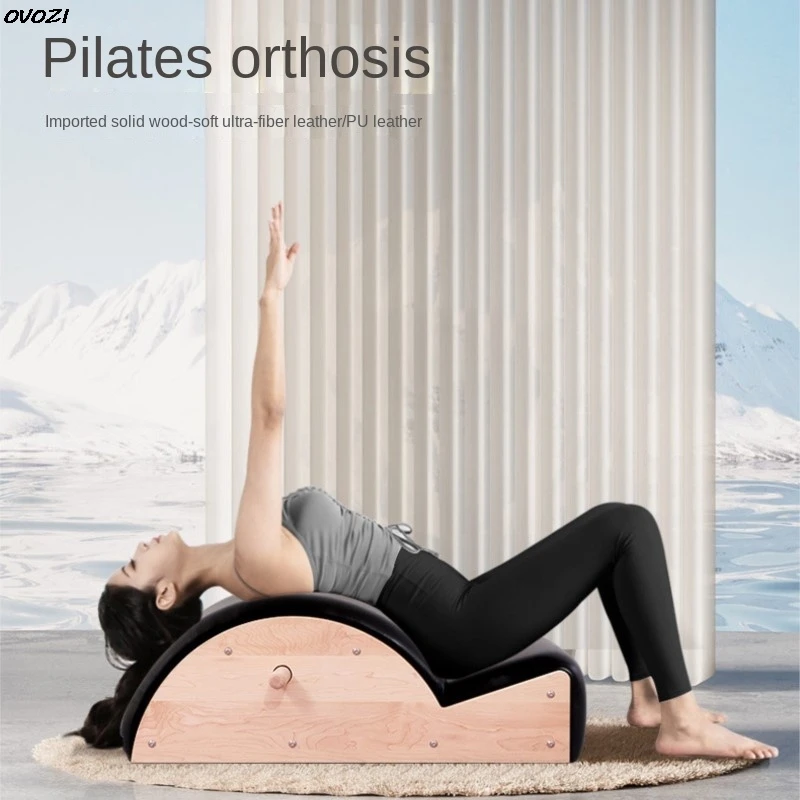 

OVOZI Oak Pilates Reformer Pilates 5 Piece Yoga Studio Wooden Reformer Gym Women's Shaping Workout Machine Hot New