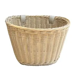 Bikes Basket Handmade Woven Rattan Bikes Basket Front Handle Children Bikes Basket Kids Bikes Basket Fit Most Bikes