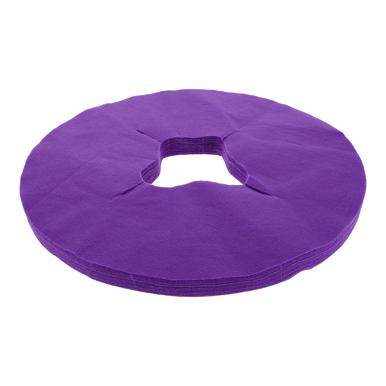 400pcs Disposable Massage Table Face Cover 11-Inch Purple Non Woven Sheets For Spa Facial Chair Beauty Couch Covers Headrest