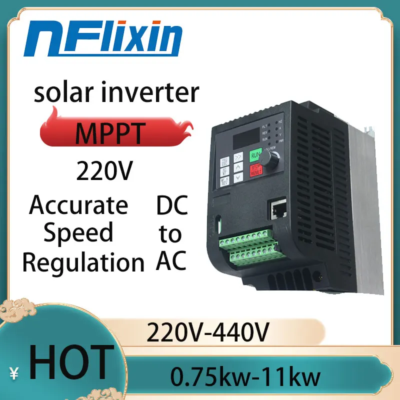 

0.75kw-11kw inverter MPPT solar inverter 220V-400V solar inverter inverter