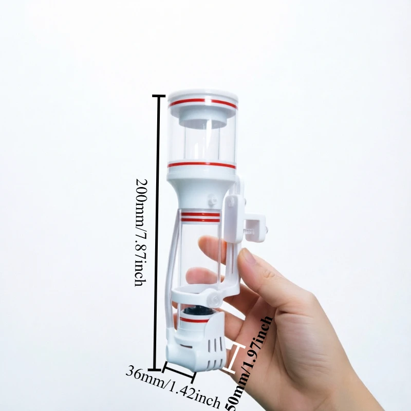 High-Efficiency Quiet Mini Protein Skimmer Saltwater Aquarium Filter - Protein Separator for Reef Tank Coral Anemone Marine NEW