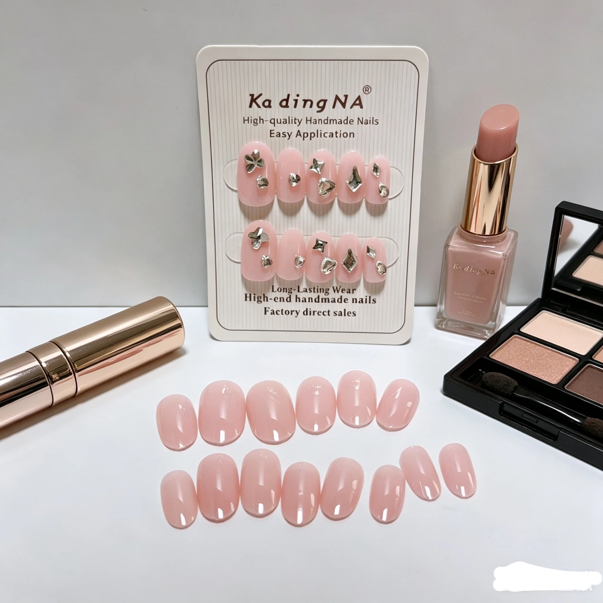 24 nail pieces with a tool kit for lightweight, seamless application to the nail surface without causing bulges or discomfort.