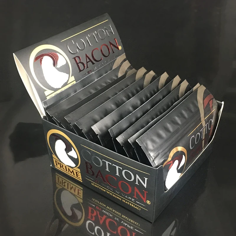 

10 шт./упак. Для Zeus X RTA Kylin BSKR профиль мертвой кроличьей сетки RDA RTA 100% 2,0 органический хлопок бекон портативный Премиум хлопок