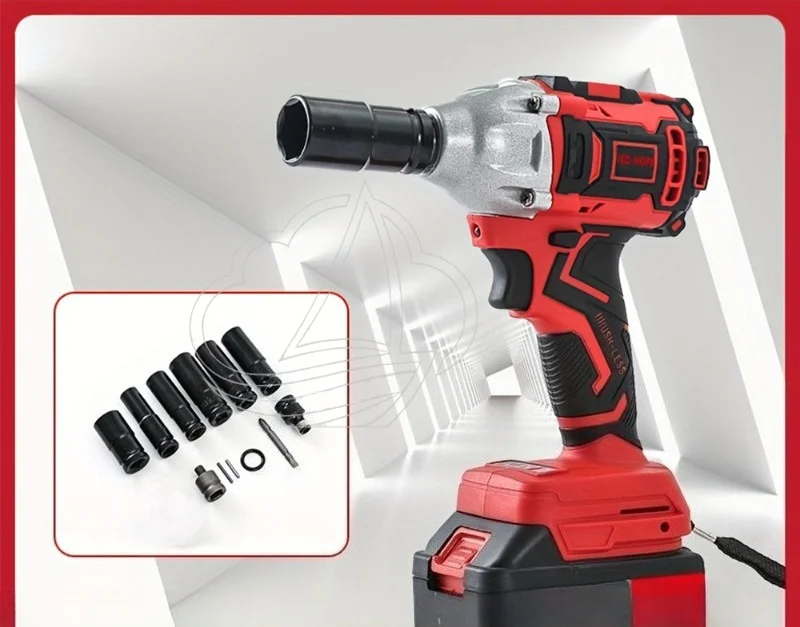 Cordless Impact Wrench Set Dual Purpose High Torque Electric Screwdriver Multifunctional Household Power Tool