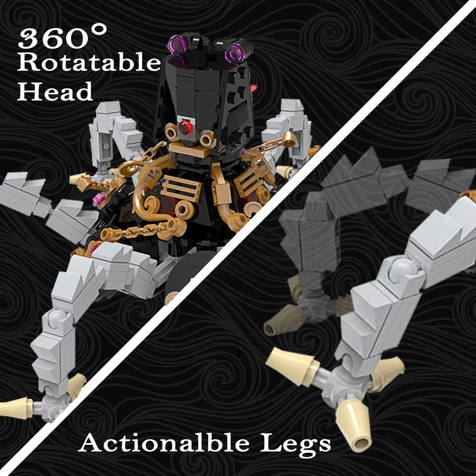 Blocs de construction Breath Of Wild Guardians améliorés, Kit de modèle Zeldaing, briques de monstre poulpe, jouet pour enfants, cadeau d'anniversaire