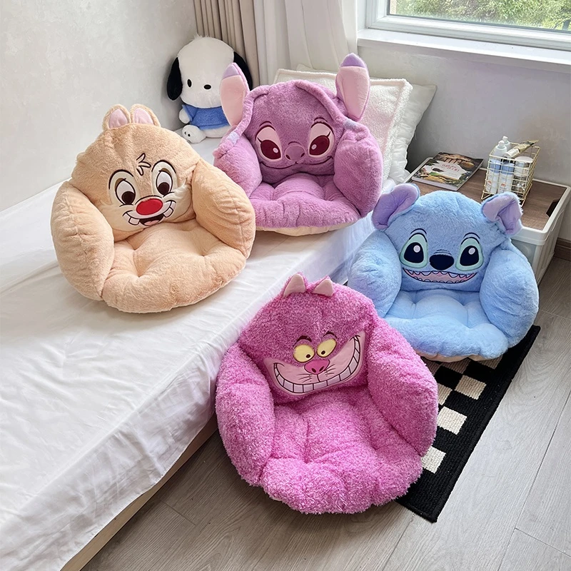 

Comfortable Cartoon Sitting Cushion Stuffed Stitch Angel My Melody Kuromi Seat Cushion For Chair Floor Warm Butt Home Decor