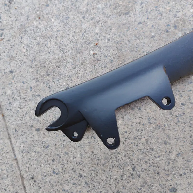 20 Zoll Scheibenbremsen-Vorderradgabel aus Aluminiumlegierung, starre Gabel, 406 Faltrad, Lithium-betriebene Fahrradgabel, zahnlos, 28,6 mm, 100 mm Gabel – Detail 17