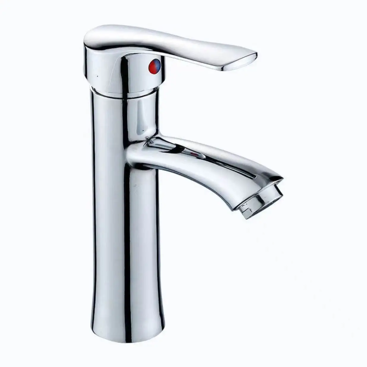 Tough Steel Single Handle Mixer Faucet Hot and Cold Faucet For Bathroom Basin Countertop Mount Kitchen Sink Wash Basin Balcony