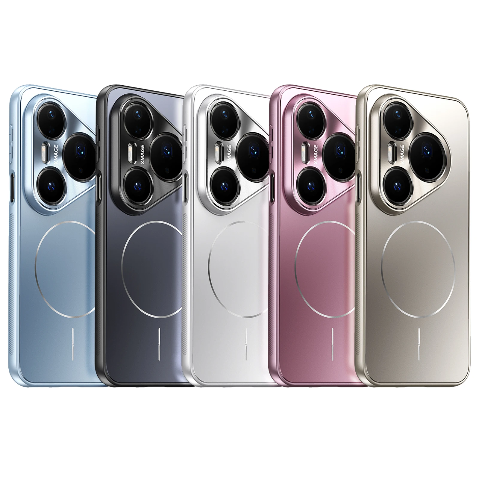 

Shockproof Matte Wireless Charging Magnetic Phone Case For Huawei Pura 80 Pro 70 Pro 80 Ultra P60, Slim Camera Protection Cover