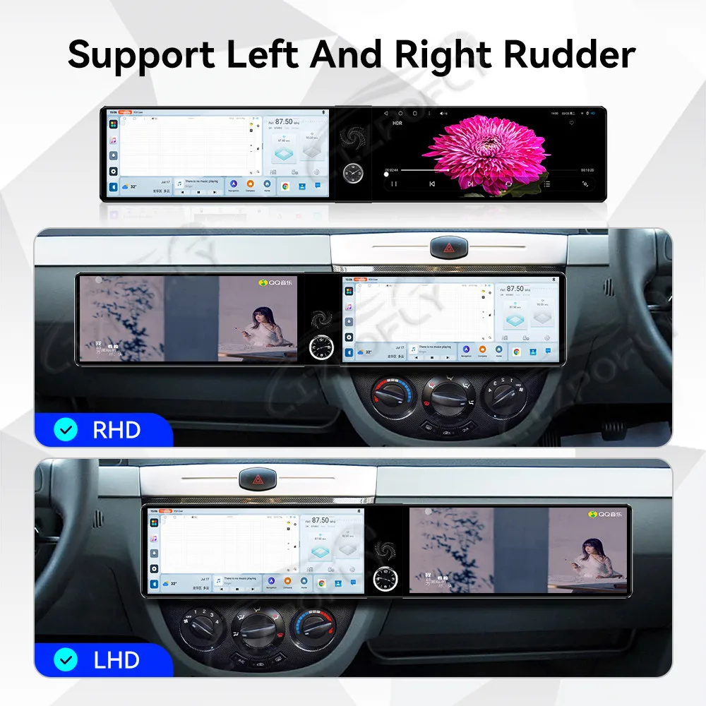 

Двойной 12,3-дюймовый сенсорный экран Carplay для автомобиля Buick Excelle HRV 2004–2008, GPS-навигация, мультимедийный проигрыватель, головное устройство