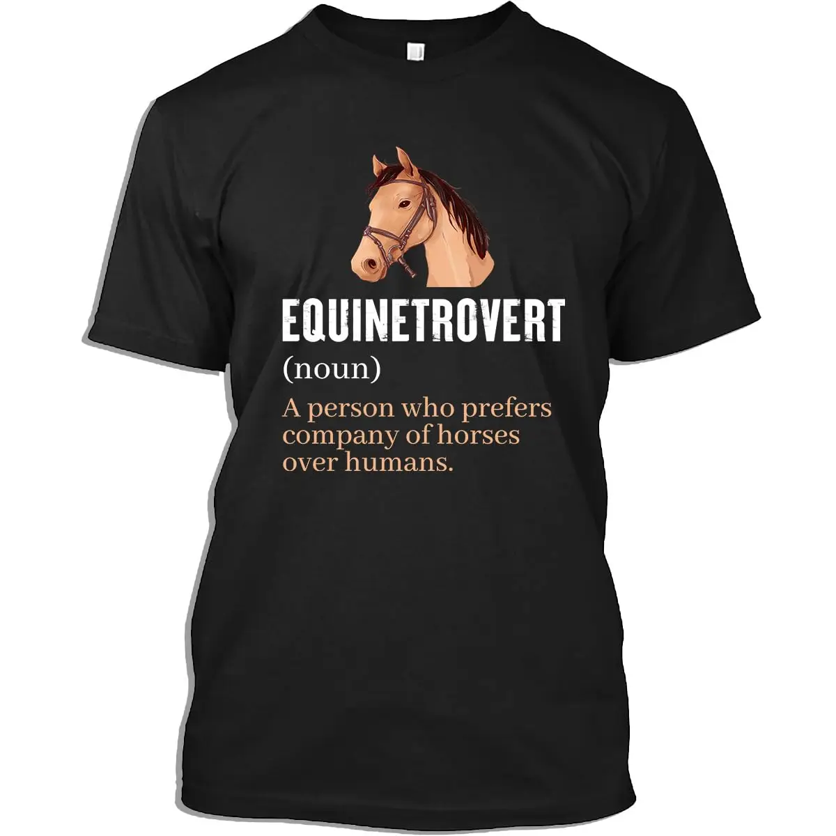 Equestrian Tshirt Equinetrovert Definition Horse Riding  Lovers Gift T-Shirt for Men Women Graphic Y2K oversizedUnisex T-sh