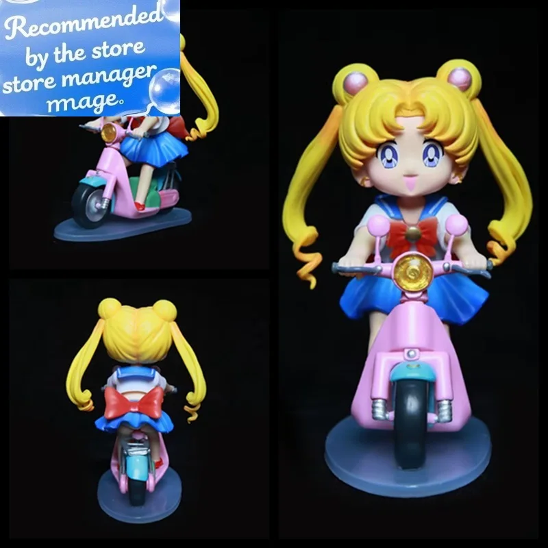 

Роль Сейлор Мун Цукино Усаги Поездка на скутере Прекрасная девушка Q Версия Фигурка Игрушки Соберите Украшение Аниме Периферийные устройства Подарки на день рождения