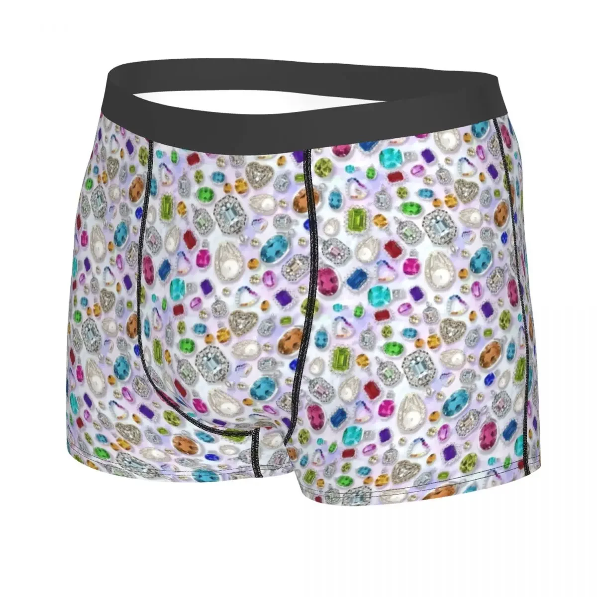 Custom Male Novelty Cartoon Jewelpet Sanrio Japanese Anime Underwear Boxer Briefs Stretch Shorts Panties Underpants