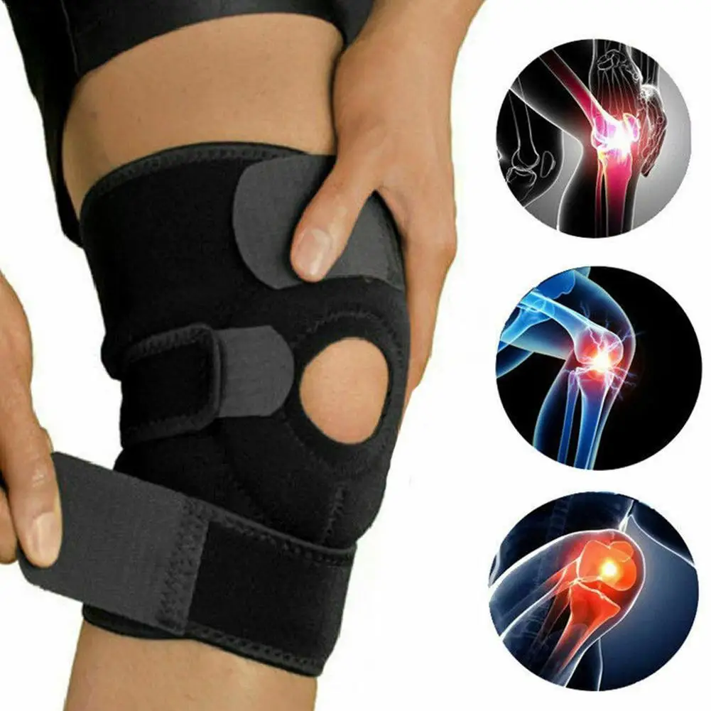 

2PCS Sports Leg Knee Support Brace Wrap Protector Leg Compression Kneepad Pad Knee Sports Safety Fitness Cycling Pad Running