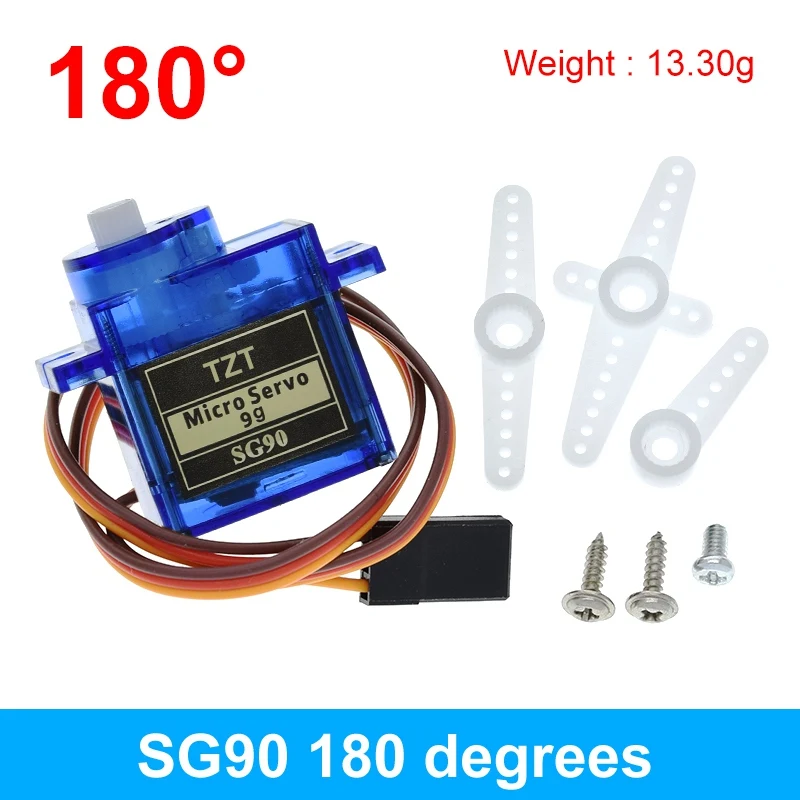 AZDelivery Micro Servo Motor kompatibel mit SG90 9G für RC Roboter Hubschrauber Flugzeug kompatibel mit Arduino ink. E-Book