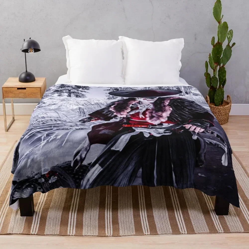 The Werewolf Ronin Throw Blanket Travel heavy to sleep valentine gift ideas Blankets