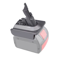 Adattatore per batteria agli ioni di litio Bosch 18V BAT618G BAT609 converti in per batteria Dyson V6 V7 V8 per V6 SV04 V7 HEPA V8 Animal Vacuum