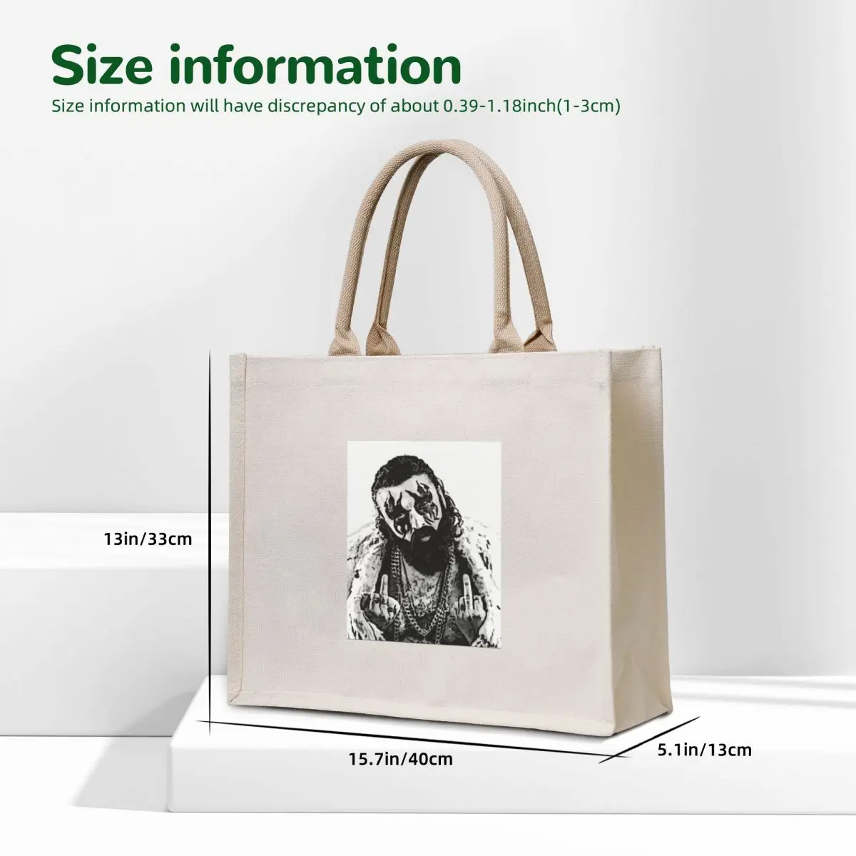 Hank von Helvete punk Tote Bag Portable shopping bag custom bags Handbags women