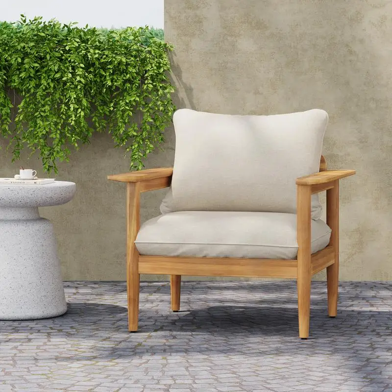 

Уличное кресло из дерева акации с удобным дизайном для патио или сада