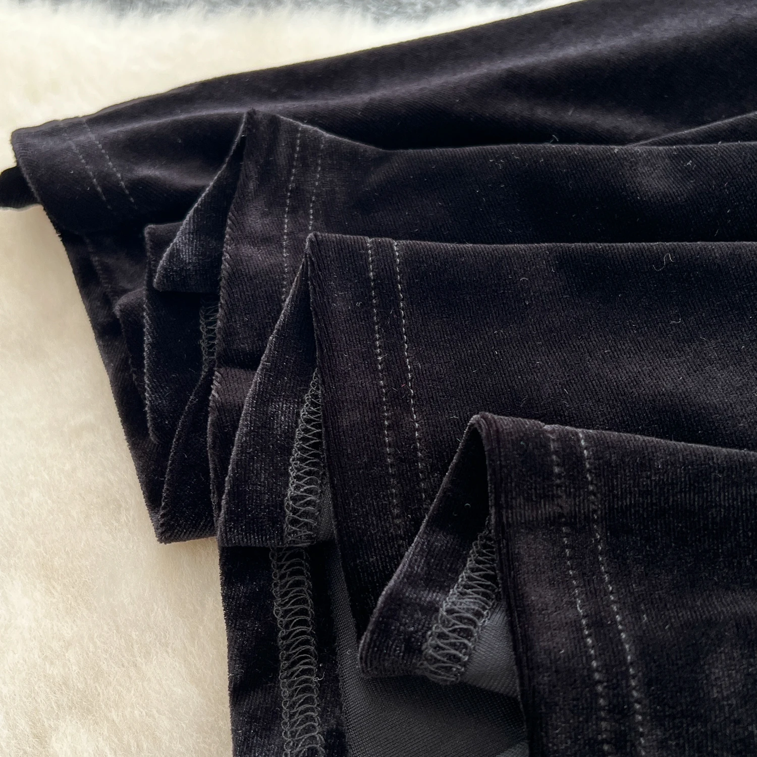 Chique vintage velours geplooide elegante fee Koreaanse mode Boho zonnejurk dameskleding lange jurk