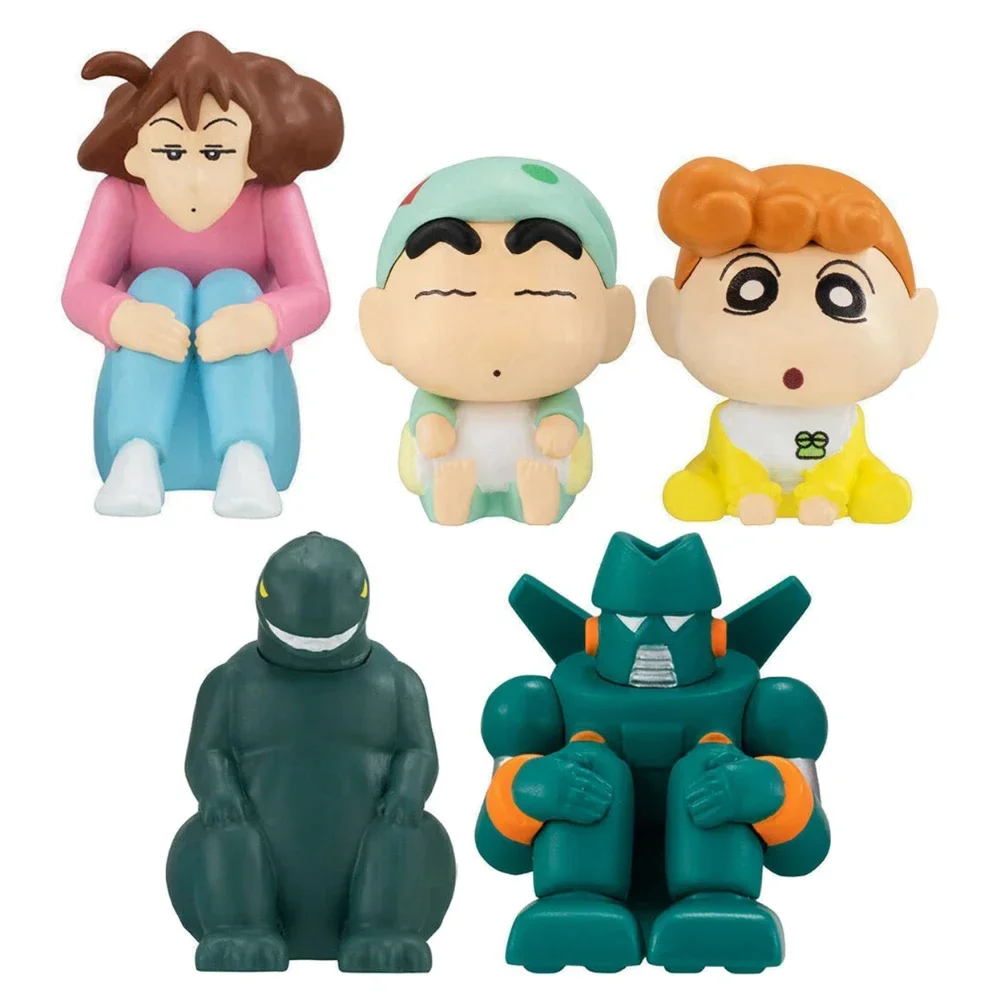 

Карандаш Шинчан Гача, игрушка-капсула, японское аниме, милые куклы, восьмеричная фигурка, украшение для стола, подарки на день рождения для детей