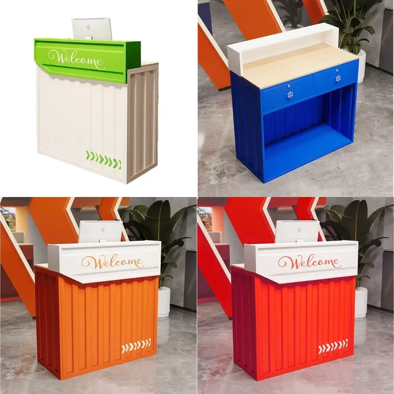 industrial-iron-bar-counter-with-lamp-small-reception-desk-for-cafe-retail-checkout-station-front-office-information-table