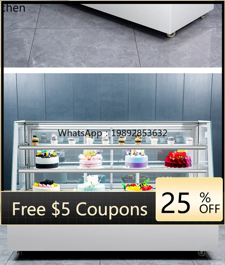 

Витрина для кондитерских изделий AB с воздушным охлаждением, низкотемпературная, для муссов, десертов и шоколада