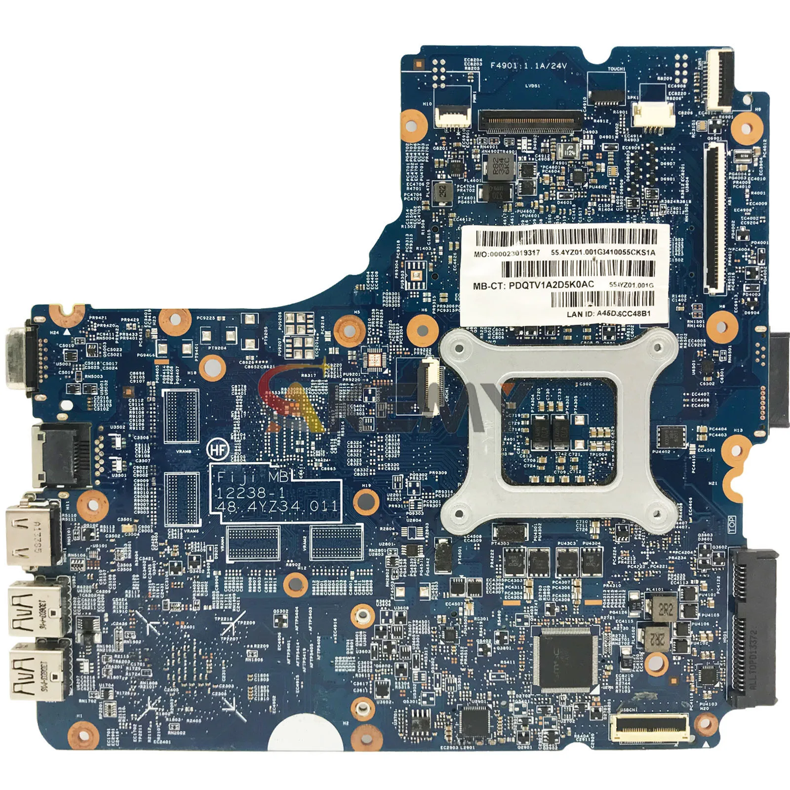 Voor HP ProBook 440 450 470 G0 Laptop Moederbord 12238-1 721525-501 721525-001 Met HM76 DDR3L 100% Volledig Getest