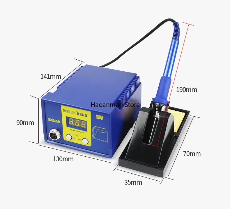 Welding table soldering iron digital display digital constant temperature temperature adjustment welding table 55W power