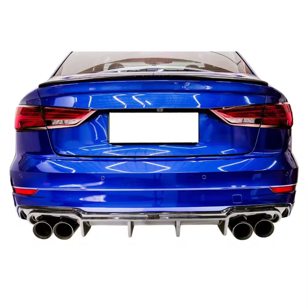 

2017-2019 Audi A3 S3 High Performance Dry Carbon Fiber Rear Bumper Lip Diffuser New Condition Ture Factory Fitment