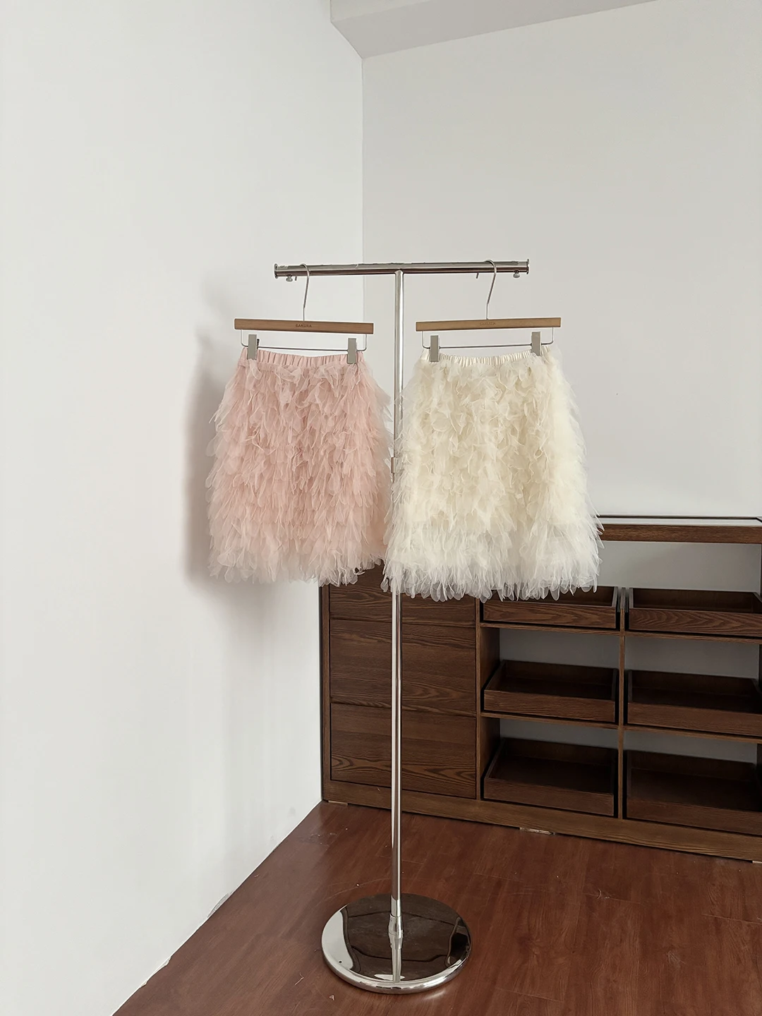 

Нежная пышная юбка-полусолнце в балетном стиле из сетки, женская, с завышенной талией, утягивающая, многоярусная, антивозрастная, розовая, короткая, летняя, модная