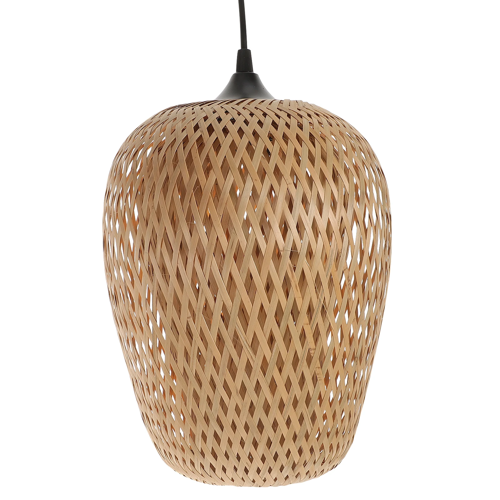 

Bamboo Pendant Light H made Wicker Lampshade 85 265V Voltage Home Decor Hanging Ceiling Light for Living Room Coffee Shop