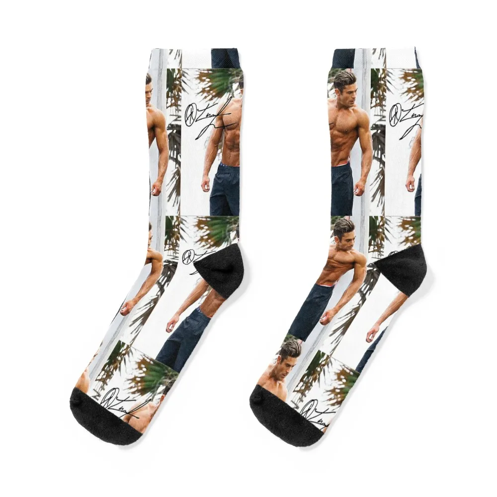 

zac efron firm Socks Soccer tennis professional running new year Men's Socks Women's