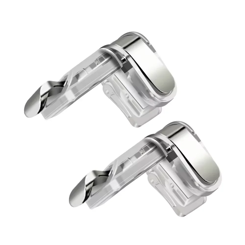 

2pcs Mobile Gamepad Controller Trigger Fire Button Handle for L1R1 Shooter Controller PUBG Game Accessories
